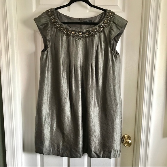 signature next Dresses & Skirts - Gray jewel neck size 18 mini dress